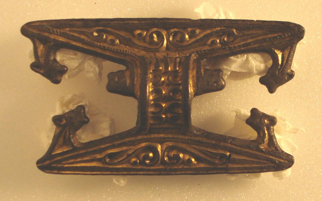 Equal Arm Brooch found in Essex, can be seen in the British Museum