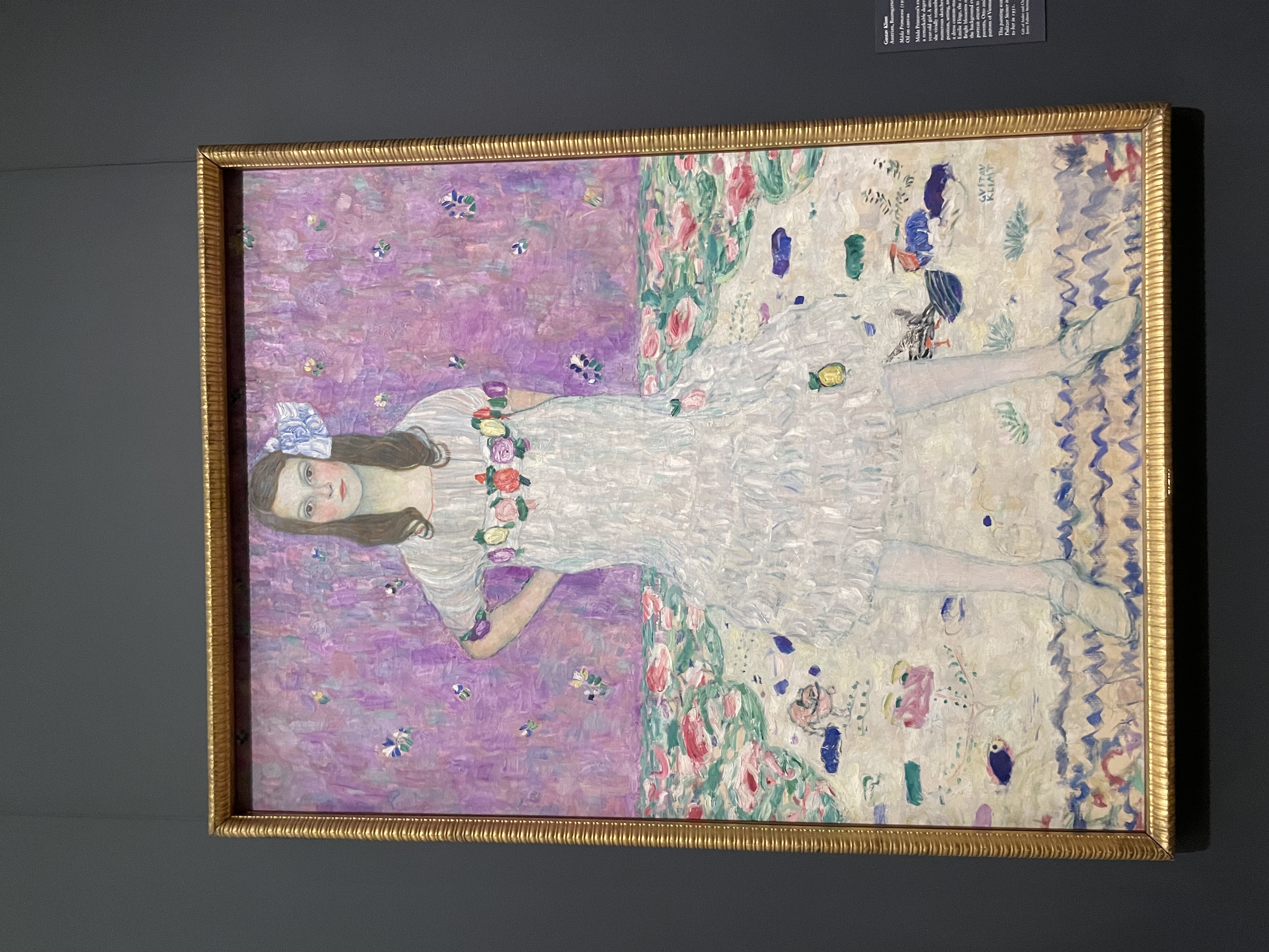 Klimt girl at the MET
